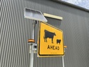 Stock AHEAD -  Remote Control Road Signs