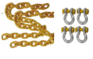 Safety Tow Chain Herc Alloy, 8T Rated