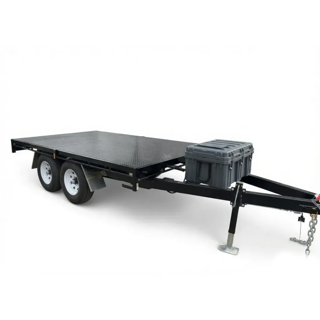 3.5 Tonne Flat Top Trailer Tipper 2.1m x 3.6m  (No Side)
