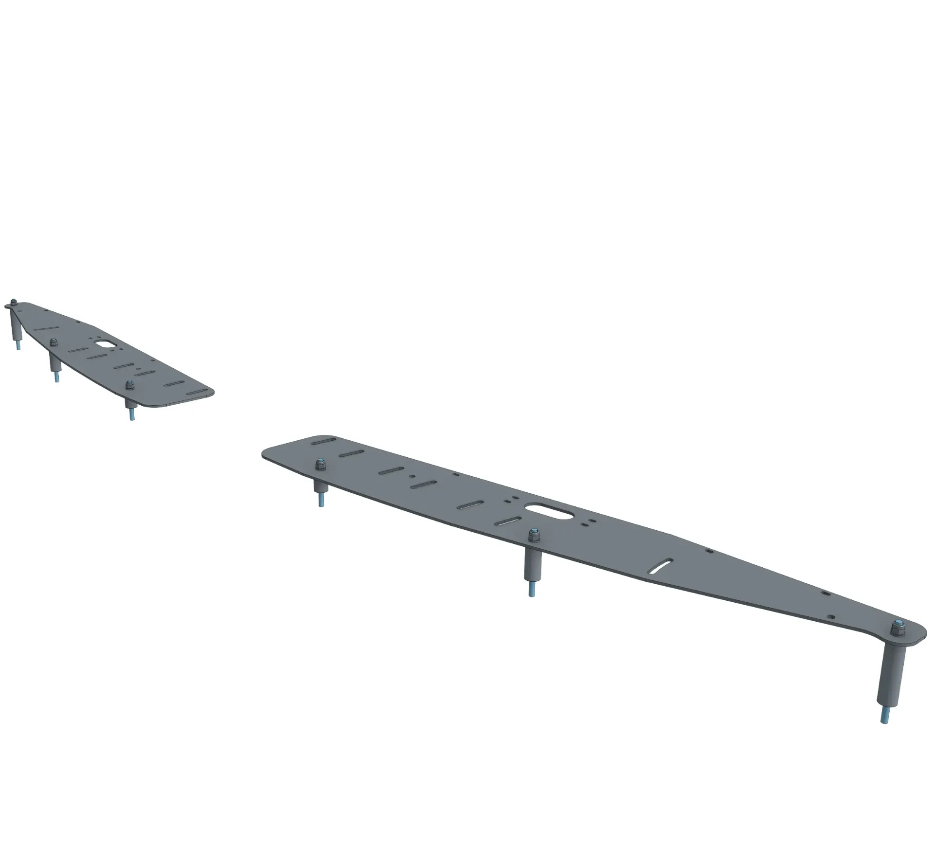 [10010] Bracket Kit - Lightbar on JD S series Roof